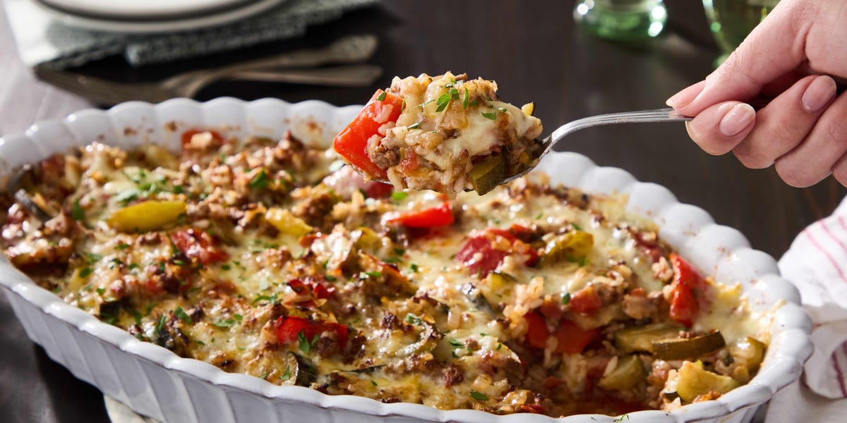 Hearty Green Bell Pepper Dinner Casserole Recipe